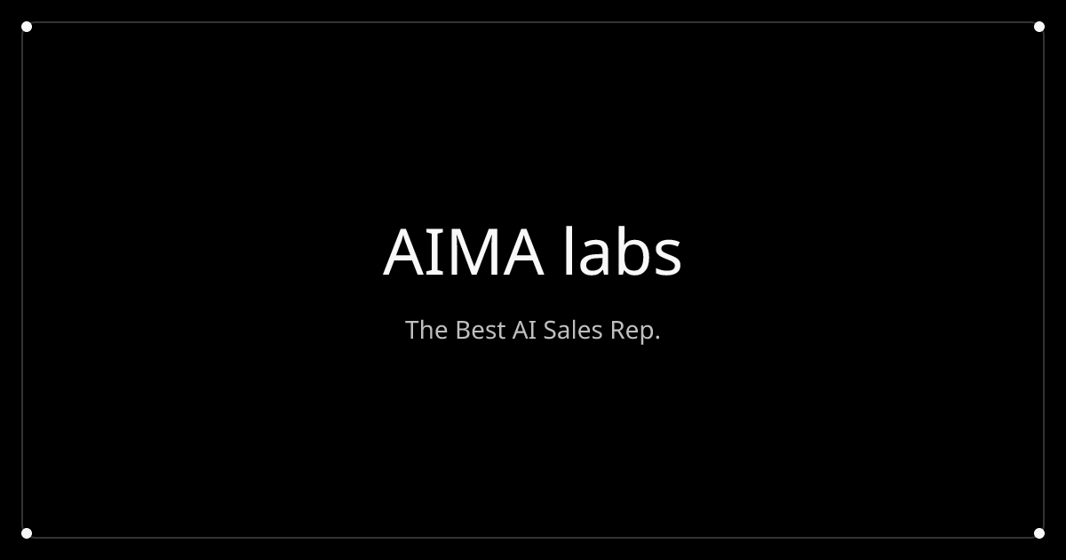Aima — AI Outreach Built For Your Market